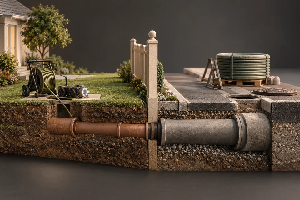Conceptual illustration of private scope · boundary · public work