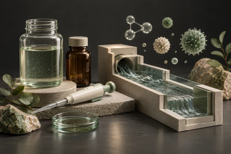 Conceptual illustration of flow sample · treatment result · published record